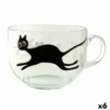 Tazza Luminarc Mistigri Grande Trasparente Gatto Vetro (500 Ml) (6 Unità) -Küchenbedarf Laden 589956b602a769c2d4ec9c4ae603a466
