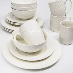 Porzellan Geschirr Set Weiß Für 4 Personen 16-teiliges Tafelservice Kombiservice 13 Porzellan Geschirr Set Weiß Für 4 Personen 16-teiliges Tafelservice Kombiservice -Küchenbedarf Laden 5ba92ed5a7435d22f118a4b6139c33fc
