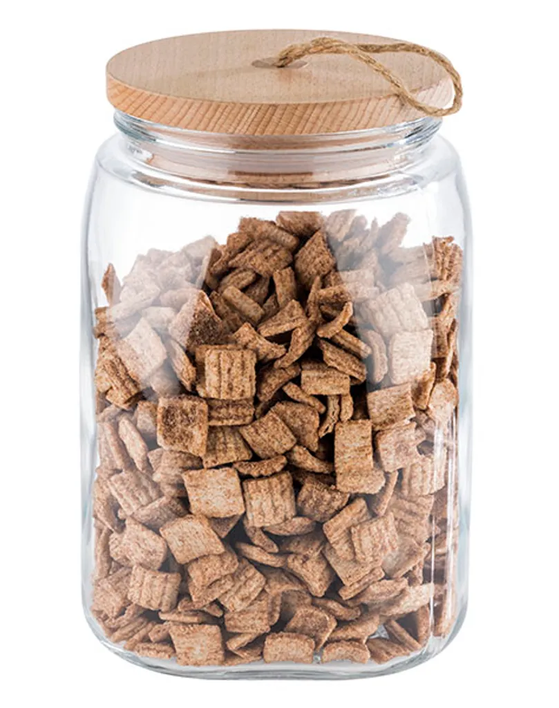 APS Vorratsglas -WOODY- /// 14 X 14 Cm, H: 21,5 Cm /// Glas, Kiefernholz, Silikon /// 2,5 Liter /// 82257 4 APS Vorratsglas -WOODY- /// 14 X 14 Cm, H: 21,5 Cm /// Glas, Kiefernholz, Silikon /// 2,5 Liter /// 82257 – Bild 2