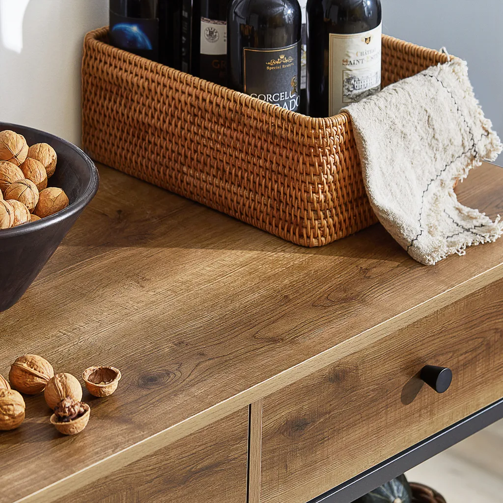 SoBuy FKW112-PF Küchenwagen Servierwagen Küchenregal Kücheninsel Flurschrank Sideboard Beistelltisch Rollwagen Industrie-Design BHT Ca.: 100x93x45cm 8 SoBuy FKW112-PF Küchenwagen Servierwagen Küchenregal Kücheninsel Flurschrank Sideboard Beistelltisch Rollwagen Industrie-Design BHT Ca.: 100x93x45cm – Bild 6