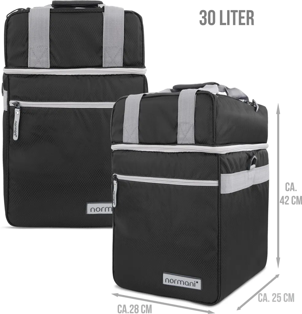 Normani Isolierte Kühltasche Mit 2 Fächern 30 L 4 Normani Isolierte Kühltasche Mit 2 Fächern 30 L – Bild 2