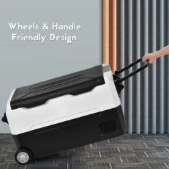 Merax Elektrisch Kühlbox Mit Kompressor 31.5L Schwarz, Mini Kühlschrank Tragbar Kühlleistung Bis -20° C, Gefrierbox 12/24 V Und 230 V Für Büro, Auto, Camping, Garten -Küchenbedarf Laden 5e1488582d95c3a06711437288f685e6