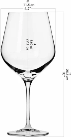KROSNO Splendour Große Burgunder Rot-Weingläser, 6er-Set, 860 Ml -Küchenbedarf Laden 5f92fd7099d7568ea4764b9ef1ccd07c