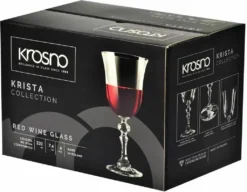 KROSNO Krista Kleine Rotweingläser, 6er-Set, 220 Ml -Küchenbedarf Laden 607657a26ec624b38417dde81179cb5e