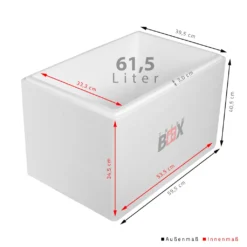 Styroporbox 61W | Wand: 3,0cm | Volumen: 61,5L | Innenmaß:53x33x34cm | Weiß Isolierbox Thermobox Kühlbox Warmhaltebox 13 Styroporbox 61W | Wand: 3,0cm | Volumen: 61,5L | Innenmaß:53x33x34cm | Weiß Isolierbox Thermobox Kühlbox Warmhaltebox -Küchenbedarf Laden 615fda835d89f16457d4608072f2a30f