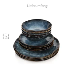 Sänger SÄNGER Steingut Geschirrset Tokio, Tafelservice 12 Teilig Für 4 Personen 19 Sänger SÄNGER Steingut Geschirrset Tokio, Tafelservice 12 Teilig Für 4 Personen -Küchenbedarf Laden 61f39e69bf91ade5fffa9ebf57b1cb05