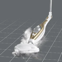 CLEANmaxx Dampfbesen - Mit Knickgelenk - Gold/weiß Dampfreiniger Steam Hygiene Fliesen Küche Bad Reinigung 35 CLEANmaxx Dampfbesen - Mit Knickgelenk - Gold/weiß Dampfreiniger Steam Hygiene Fliesen Küche Bad Reinigung -Küchenbedarf Laden 637dc5173bea3816c28db09115142505