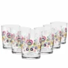 KROSNO Folk Bunt Wassergläser, 6er-Set, 250 Ml -Küchenbedarf Laden 639b36a2dc7182a34b243dc13d5b7a60