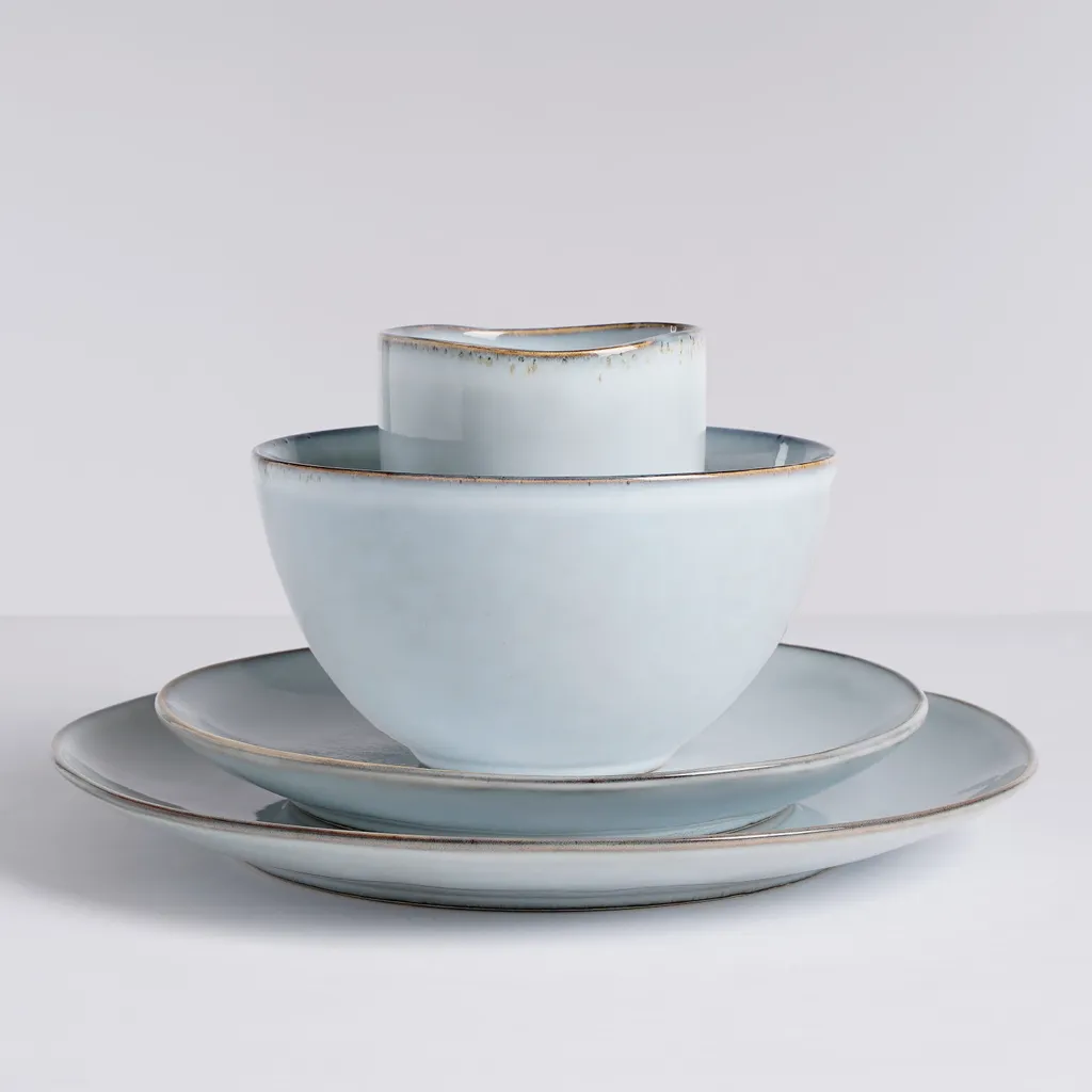 Mica Decorations Tabo Service Set Für 4 Personen - Keramik - Grau 8 Mica Decorations Tabo Service Set Für 4 Personen - Keramik - Grau – Bild 6