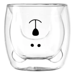 GRÄWE Doppelwandige-Thermogläser, 250ml, 2er Set, Motiv Bär -Küchenbedarf Laden 63d5d9b35d0a989ca55e58cd7b8f1319