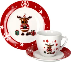 Kaffeeservice Elch 18tlg. Für 6 Personen Weiß Mit Weihnachtsdekor Lustiger Elch 11 Kaffeeservice Elch 18tlg. Für 6 Personen Weiß Mit Weihnachtsdekor Lustiger Elch -Küchenbedarf Laden 65719a1da2e34bfbcd270b91731353da