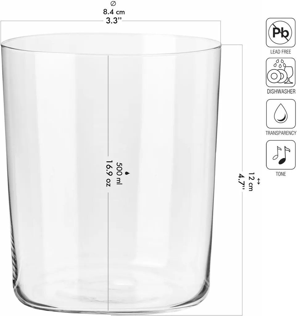 KROSNO Mixology Cidergläser, 6er-Set, 500 Ml 4 KROSNO Mixology Cidergläser, 6er-Set, 500 Ml – Bild 2