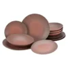 CreaTable 22489 Tafelservice Vesuvio Für 4 Personen, Steinzeug, Rot (1 Set, 12-teilig) 1 CreaTable 22489 Tafelservice Vesuvio Für 4 Personen, Steinzeug, Rot (1 Set, 12-teilig) -Küchenbedarf Laden 692140e765d81ed5adf423b664c8a661