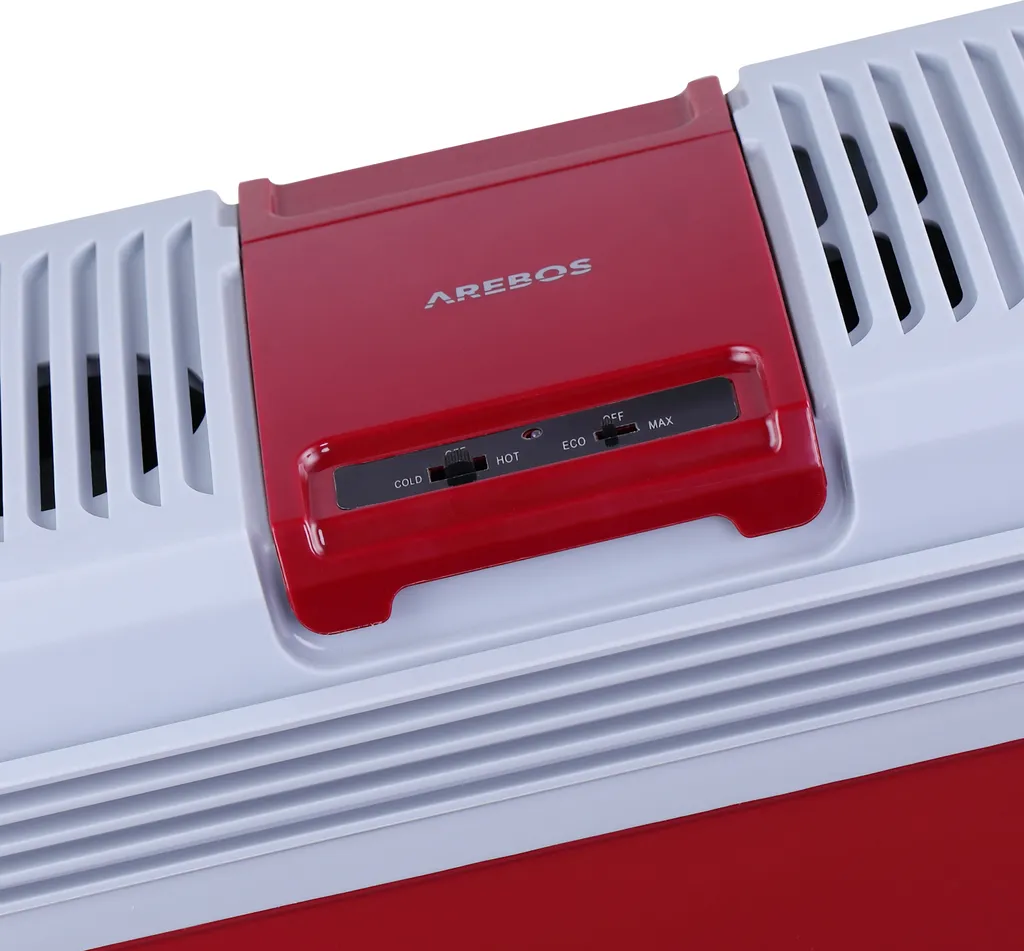 AREBOS 20 Liter Kühlbox Elektrisch, Klein, Zum Kühlen Und Warmhalten, Mit ECO Modus, 12/230 V Für Auto Und Steckdose, Kühltasche, Isoliertasche 11 AREBOS 20 Liter Kühlbox Elektrisch, Klein, Zum Kühlen Und Warmhalten, Mit ECO Modus, 12/230 V Für Auto Und Steckdose, Kühltasche, Isoliertasche – Bild 9