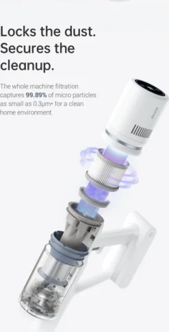 Dreame P10 Kabelloser Handstaubsauger - 22000Pa - 60min Autonomie - 120k RPM -Küchenbedarf Laden 6b1f94356e8618fb1c2dbb2cc33aeaeb