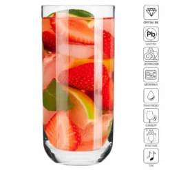 KROSNO Longdrinkgläser Wassergläser Trinkgläser | Set Von 6 | 360 ML | Glamour Kollektion | Perfekt Für Zuhause, Restaurants Und Partys | Spülmaschinenfest 17 KROSNO Longdrinkgläser Wassergläser Trinkgläser | Set Von 6 | 360 ML | Glamour Kollektion | Perfekt Für Zuhause, Restaurants Und Partys | Spülmaschinenfest -Küchenbedarf Laden 6ce55bf05caa98ddb0b4ef8d27c2f631