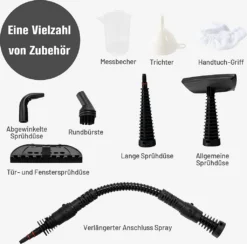 COSTWAY Handdampfreiniger Inkl. 9 Zubehörteil 3 Bar/350ml/1050W/3-5min Aufheizzeit Dampfreiniger Handgerät Gelb -Küchenbedarf Laden 6d2947f58fef9a56ca0f1c24a6c68e0d