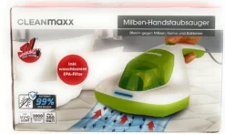 CLEANmaxx Milben-Handstaubsauger Kompakt Mit UV-C Licht - Weiß/limegreen -Küchenbedarf Laden 70b83c3703644505950bde877a1e1158