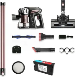 Proscenic New Vision P8 Plus Akku Staubsauger, 3-in-1 Handstaubsauger, 150W Kabeloser Staubsauger, 2,200 MAh Abnehmbarer Akku, Bis Zu 40 Minuten Laufzeit, Geeignet Für Tierhaare -Küchenbedarf Laden 718d4d208bbc55be8a4514ad91b638af