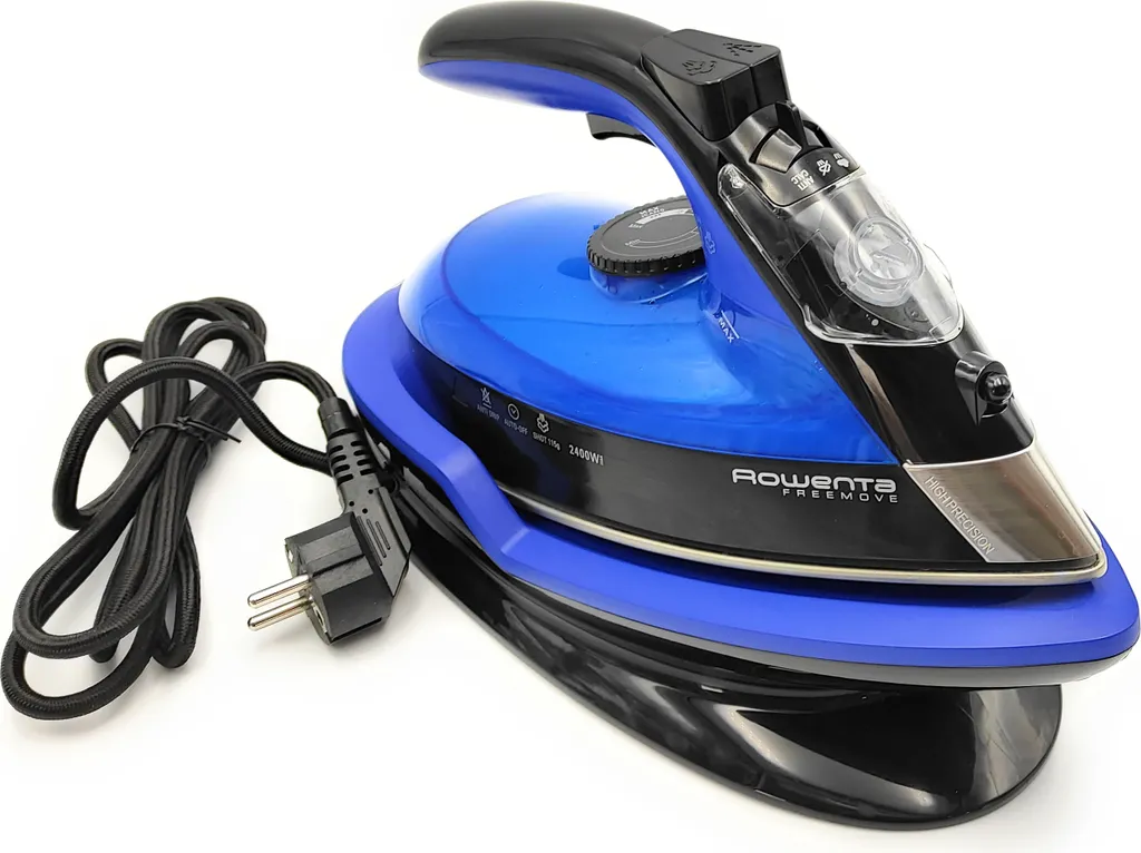 Rowenta DE5010 Dampfbügeleisen Ohne Schnur Mit Ladestation Blau Schwarz 7 Rowenta DE5010 Dampfbügeleisen Ohne Schnur Mit Ladestation Blau Schwarz – Bild 5