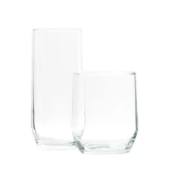 12tlg Gläserset Bella 6x Wasser Trink-Becher 6x Long-Drink Partygläser 310ml Tumbler Glas Gastro -Küchenbedarf Laden 728fd90419bc28daea350f327ac5a9c4