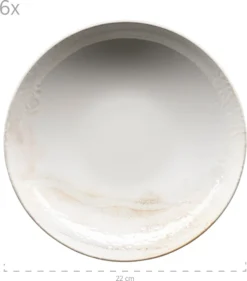 Mäser 931949 Tafelservice Ossia Für 6 Personen, Steinzeug, Weiß/beige (1 Set, 18-teilig) -Küchenbedarf Laden 72cd6a89f2d150631bd6e5f911227553