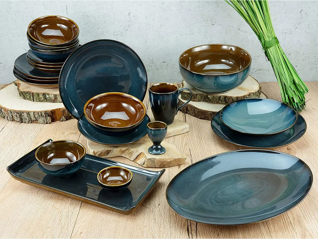 CreaTable 22861 Kombiservice Mallorca Für 4 Personen, Steinzeug, Mehrfarbig (1 Set, 16-teilig) 11 CreaTable 22861 Kombiservice Mallorca Für 4 Personen, Steinzeug, Mehrfarbig (1 Set, 16-teilig) – Bild 9