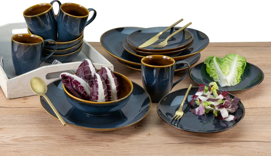 CreaTable 22861 Kombiservice Mallorca Für 4 Personen, Steinzeug, Mehrfarbig (1 Set, 16-teilig) 8 CreaTable 22861 Kombiservice Mallorca Für 4 Personen, Steinzeug, Mehrfarbig (1 Set, 16-teilig) – Bild 6