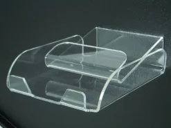 Sahnepapierhalter Acryl DIN A6, 13x19cm,Höhe 6,5cm