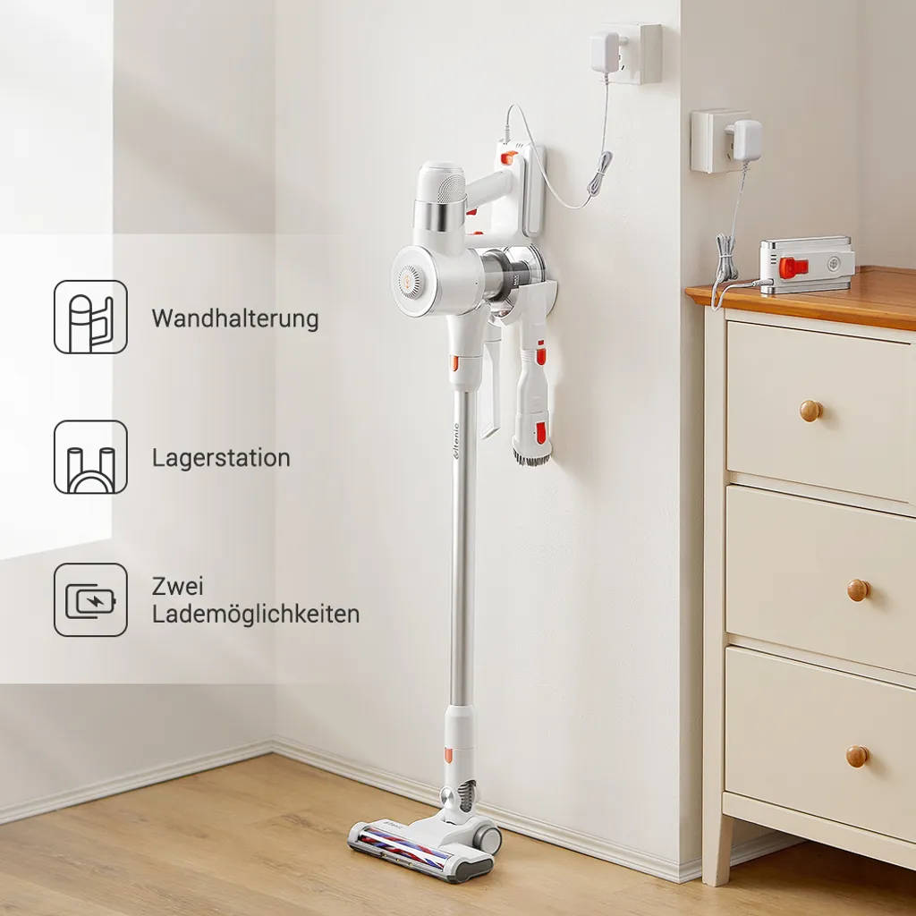 Ultenic U10 Pro Akku Staubsauger, 30KPa Kabelloser Staubsauger, 5-stufiges Filtersystem Staubsauger, 2200mA Abnehmbarer Akku, 4 In 1 Handstaubsauger Für Teppiche, Hartböden Und Tierhaare 6 Ultenic U10 Pro Akku Staubsauger, 30KPa Kabelloser Staubsauger, 5-stufiges Filtersystem Staubsauger, 2200mA Abnehmbarer Akku, 4 In 1 Handstaubsauger Für Teppiche, Hartböden Und Tierhaare – Bild 4