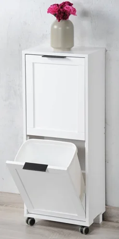 Küchenwagen Mit 2 Abfalleimern, Weiß, KESPER -Küchenbedarf Laden 7819e75b55e00eae1b925c6cdd7d7e7b