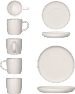 18tlg. Kaffeeservice Lea 6 Personen Kuchenteller Kaffee-Tasse Weiß Steingut 10 18tlg. Kaffeeservice Lea 6 Personen Kuchenteller Kaffee-Tasse Weiß Steingut -Küchenbedarf Laden 79b47fa40195e91858b2bc8598d1f063