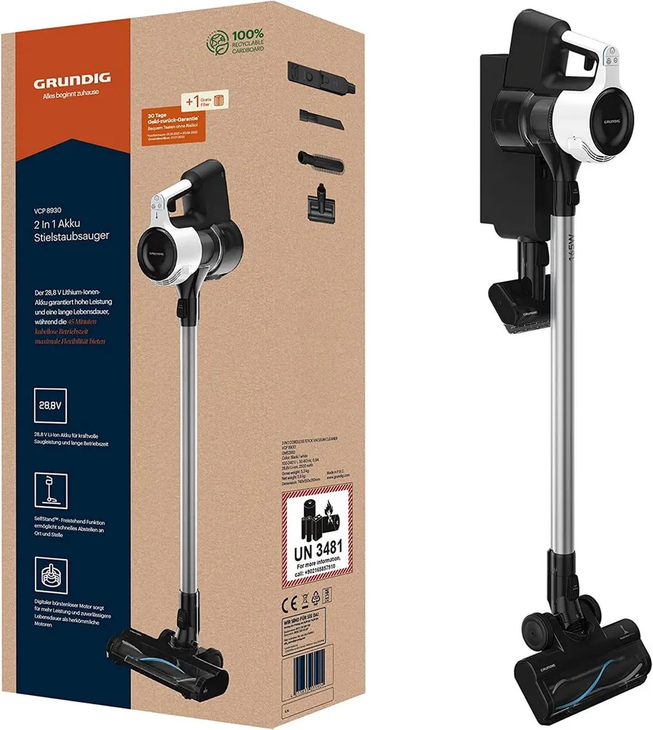 GRUNDIG Akku- Und Stielstaubsauger 28,8 V VCP 8930 10 GRUNDIG Akku- Und Stielstaubsauger 28,8 V VCP 8930 – Bild 8