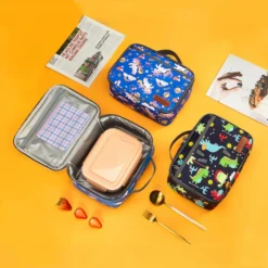 Kinder Lunchbag Picknicktasche Lunchpaket Kühltasche Mini-Isoliertasche Für Damen Herren, Studenten Dinosaurier -Küchenbedarf Laden 7c6cf1532d12d07fef510a89d220fa69