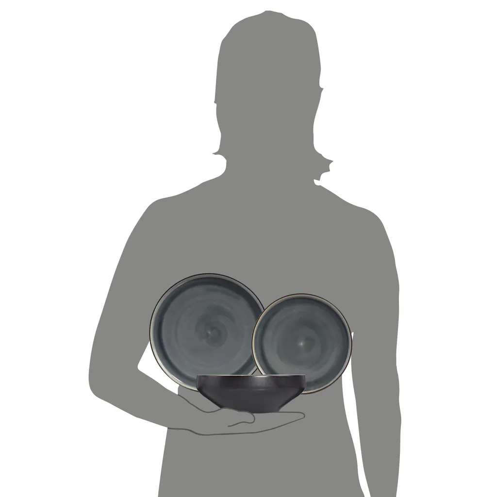 Sänger SÄNGER Steingut Geschirrset Helsinki, Tafelservice 12 Teilig Für 4 Personen 6 Sänger SÄNGER Steingut Geschirrset Helsinki, Tafelservice 12 Teilig Für 4 Personen – Bild 4