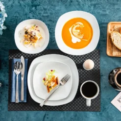 MALACASA, Serie Elisa, 40 Teilig Set Porzellan Tafelservice Kombiservice Geschirrset Mit Dessertteller, Speiseteller, Müslischalen, Eierbecher, Becher Für 8 Personen 15 MALACASA, Serie Elisa, 40 Teilig Set Porzellan Tafelservice Kombiservice Geschirrset Mit Dessertteller, Speiseteller, Müslischalen, Eierbecher, Becher Für 8 Personen -Küchenbedarf Laden 7f14210d147bc2a89264f4763def1db1