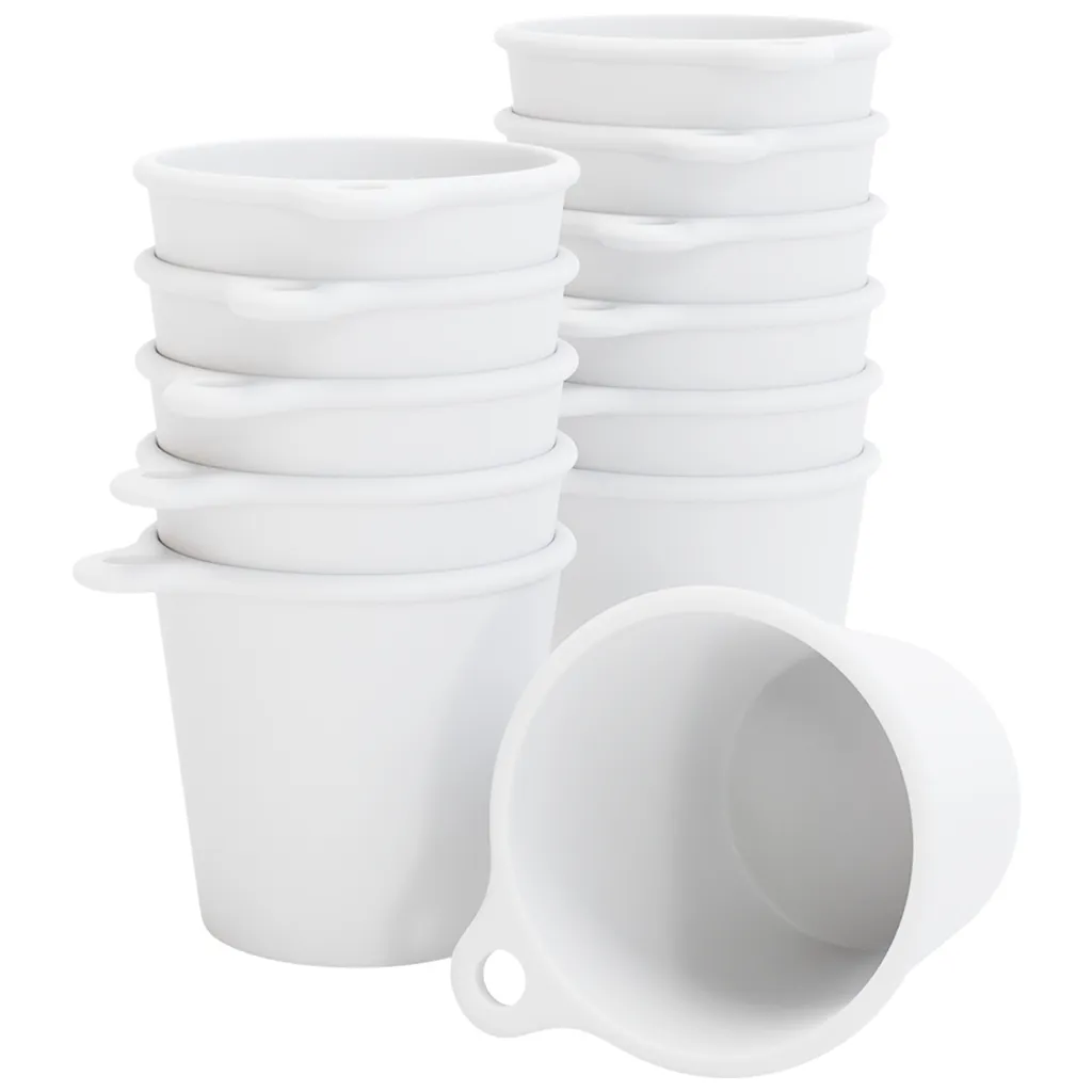 SoPro 12x Schnapsbecher Plastik 4 Cl Wiederverwendbar - Shotgläser 40 Milliliter Weiß - Mehrweg Schnapsglas Zum Umhängen 3 SoPro 12x Schnapsbecher Plastik 4 Cl Wiederverwendbar - Shotgläser 40 Milliliter Weiß - Mehrweg Schnapsglas Zum Umhängen