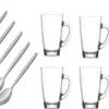 6 Kaffeegläser 300ml Mit Henkel Mit 6 Löffel Teegläser Latte Macchiato Gläser 1 6 Kaffeegläser 300ml Mit Henkel Mit 6 Löffel Teegläser Latte Macchiato Gläser -Küchenbedarf Laden 80b585b600ebabef1683078eabe5ba14