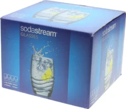 Sodastream Trinkglas 4er-Pack, Passend Zu Sodastream-Glaskaraffen -Küchenbedarf Laden 818dcb4b187e25bbbe0443e5f87b8a73