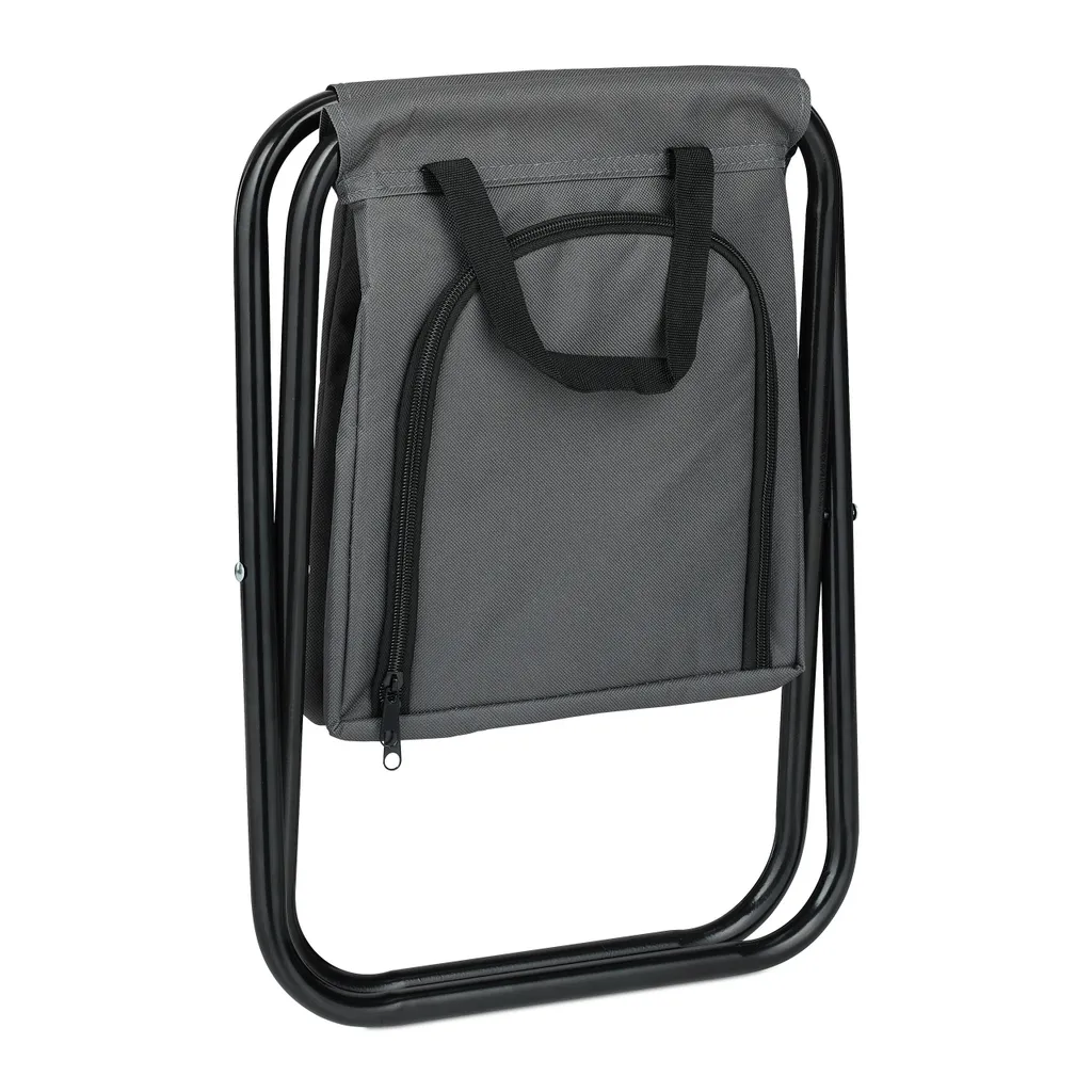 Relaxdays Campinghocker Mit Kühltasche 8 Relaxdays Campinghocker Mit Kühltasche – Bild 6