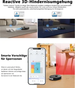 Roborock S8 Staubsauger Roboter 6000Pa Mit DuoRoller-Bürste VibraRise Wischen 3D-Mapping 3D-Strukturiertes Licht LiDAR Kindersicherung APP Control Saugroboter (Schwarz) (Upgrade S7) 19 Roborock S8 Staubsauger Roboter 6000Pa Mit DuoRoller-Bürste VibraRise Wischen 3D-Mapping 3D-Strukturiertes Licht LiDAR Kindersicherung APP Control Saugroboter (Schwarz) (Upgrade S7) -Küchenbedarf Laden 820c5538595f731f27d024e1152e9dc3
