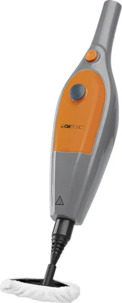 CLATRONIC Dampfmop DR 3539 Anthrazit- Orange Dampfreiniger Reiniger Dampfwischer -Küchenbedarf Laden 8318d82857465a4266276f37382d2db1