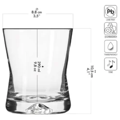 KROSNO X-Line Whiskygläser, 6er-Set, 290 Ml -Küchenbedarf Laden 845ef39a4f2466bf628cd564752a1300
