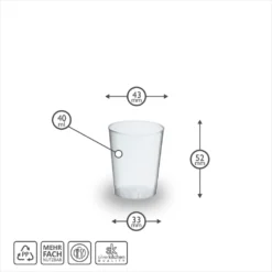 100 Schnapsgläser Aus Plastik, 4 Cl, Transparent, Mehrweg Shot Becher 11 100 Schnapsgläser Aus Plastik, 4 Cl, Transparent, Mehrweg Shot Becher -Küchenbedarf Laden 85672fa9a62c0d25760e93bf1e160cab