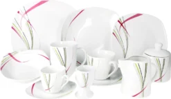 Kombiservice 62 Tlg. Fashion, Eckige Form 12 Kombiservice 62 Tlg. Fashion, Eckige Form -Küchenbedarf Laden 876612a2cd45fc48e5ed0eb0b8f7ac14