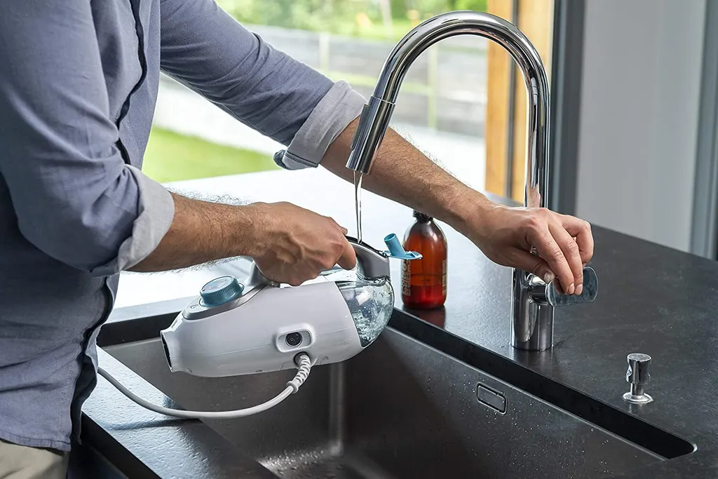 Black & Decker FSMH1321JSM, Tragbarer Dampfreiniger, 0,5 L, Türkis, Weiß, 6 M, 1300 W, Harter Boden 9 Black & Decker FSMH1321JSM, Tragbarer Dampfreiniger, 0,5 L, Türkis, Weiß, 6 M, 1300 W, Harter Boden – Bild 7