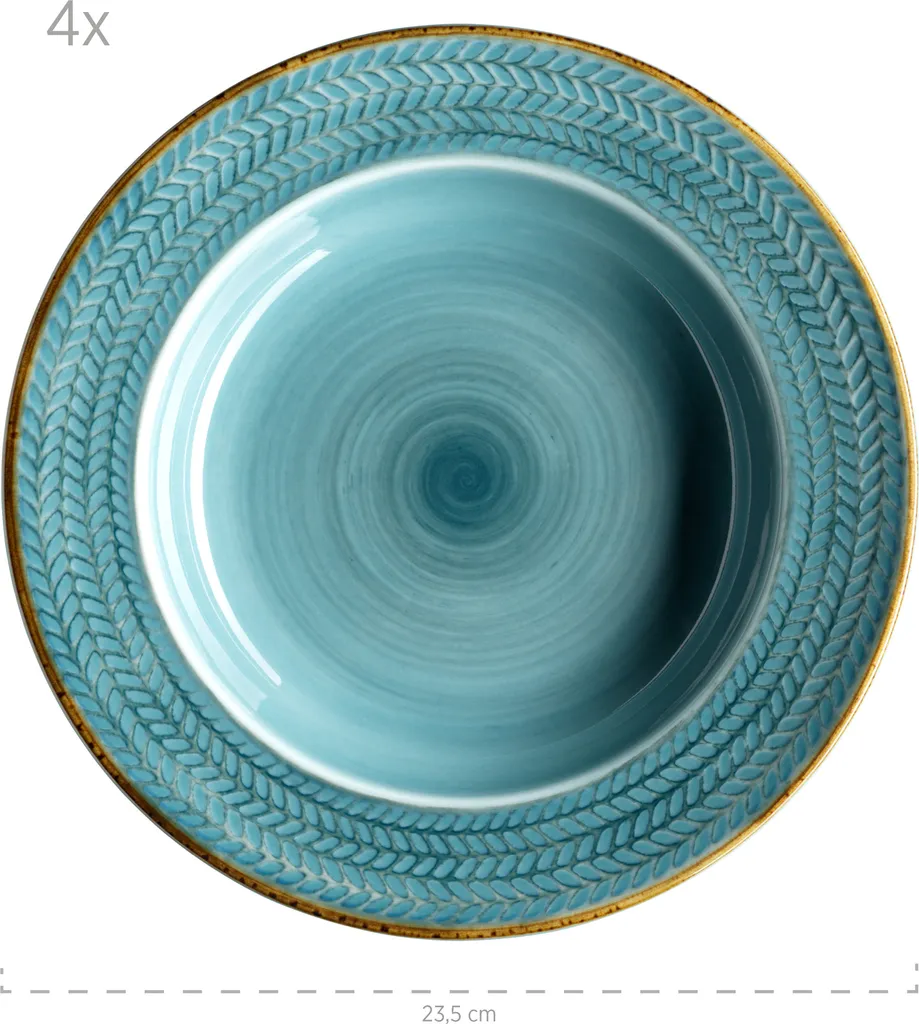 Mäser 931942 Kaffeeservice Prospero Für 6 Personen, Porzellan, Blau (1 Set, 12-teilig) 6 Mäser 931942 Kaffeeservice Prospero Für 6 Personen, Porzellan, Blau (1 Set, 12-teilig) – Bild 4