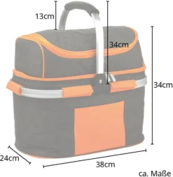 SVITA Picknickkorb 25l Thermo Einkaufskorb Mit Kühlfunktion Kühlbox Kühltasche Grau 9 SVITA Picknickkorb 25l Thermo Einkaufskorb Mit Kühlfunktion Kühlbox Kühltasche Grau -Küchenbedarf Laden 89ab40ed9f8d67ca1685d033e41ce48f