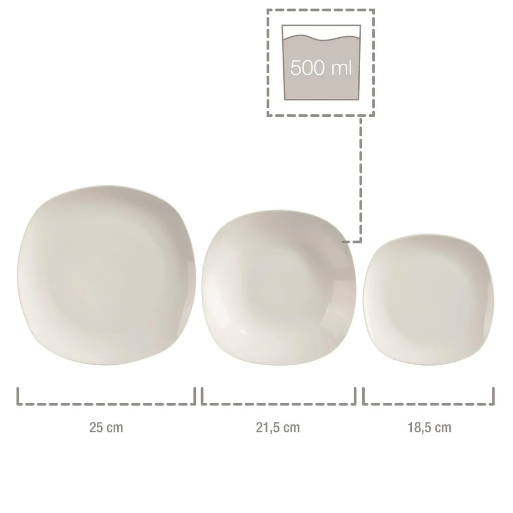 Sänger SÄNGER Porzellan Geschirrset Bilgola, Tafelservice 24 Teilig Für 6 Personen 6 Sänger SÄNGER Porzellan Geschirrset Bilgola, Tafelservice 24 Teilig Für 6 Personen – Bild 4