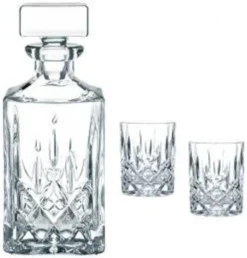 Nachtmann 0091899-0 Noblesse Whisky-Set, 1 X Karaffe/Dekanter + 2 X Whisky-Becher, Klar (1 Set) -Küchenbedarf Laden 8ae5e73377d631972651f81eed37195b